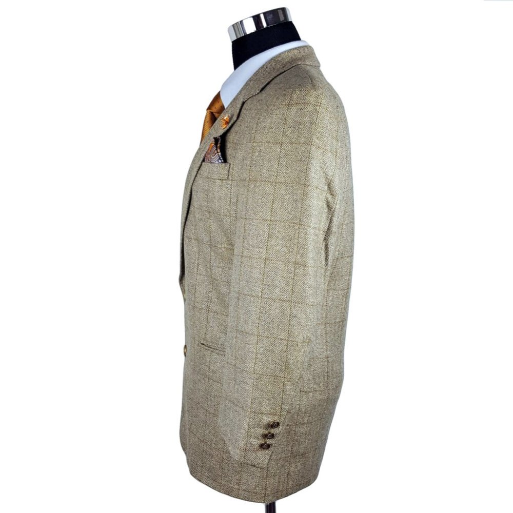 Loro Piana Mens Plaid Cashmere Tweed Blazer 40R - Picture 3 of 8